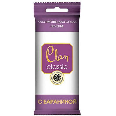 Clan Classic мини печенье с бараниной для собак 9г