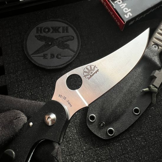Раритетный складной нож Spyderco SMALL PERSIAN FOLDER™ 2 G-10 C105GP2