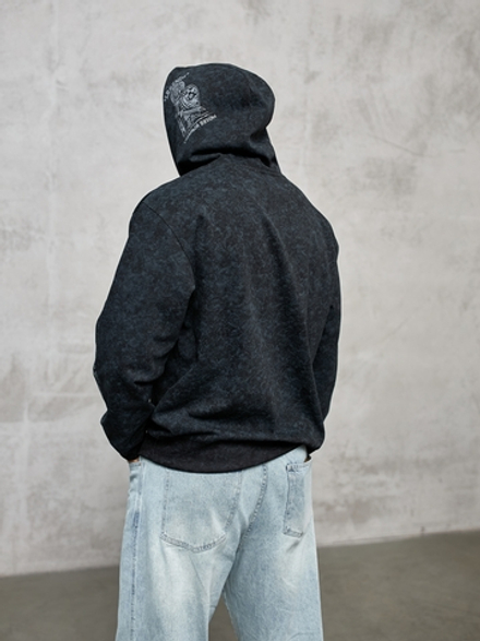 Толстовка демисезонная мужская LEGENDA Варяг чёрная