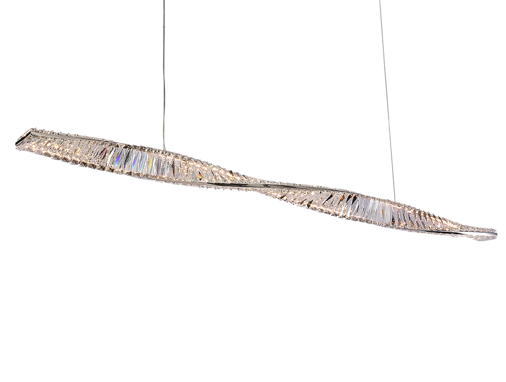 Подвесной светодиодный светильник Newport CRYSTAL 8244N/160 chrome, М0071056