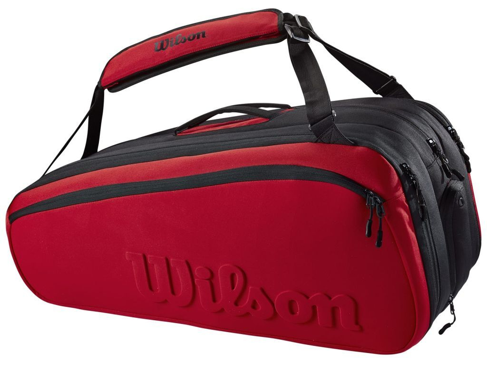 Теннисная сумка Wilson Super Tour 15 PK Clash V2.0 - Red