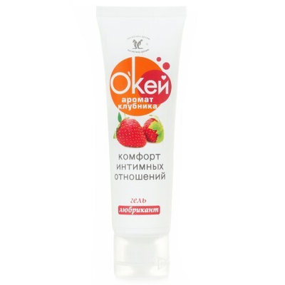 Гель-любрикант Биоритм "О'Кей Аромат Клубничка", 50 г