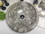 Раковина из мрамора Donut Doreng Grey DM-60246 45*45*15