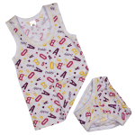 Комплект майка+трусы для девочек "Figures" SM243 р.86 Мультиколор, 1 шт.