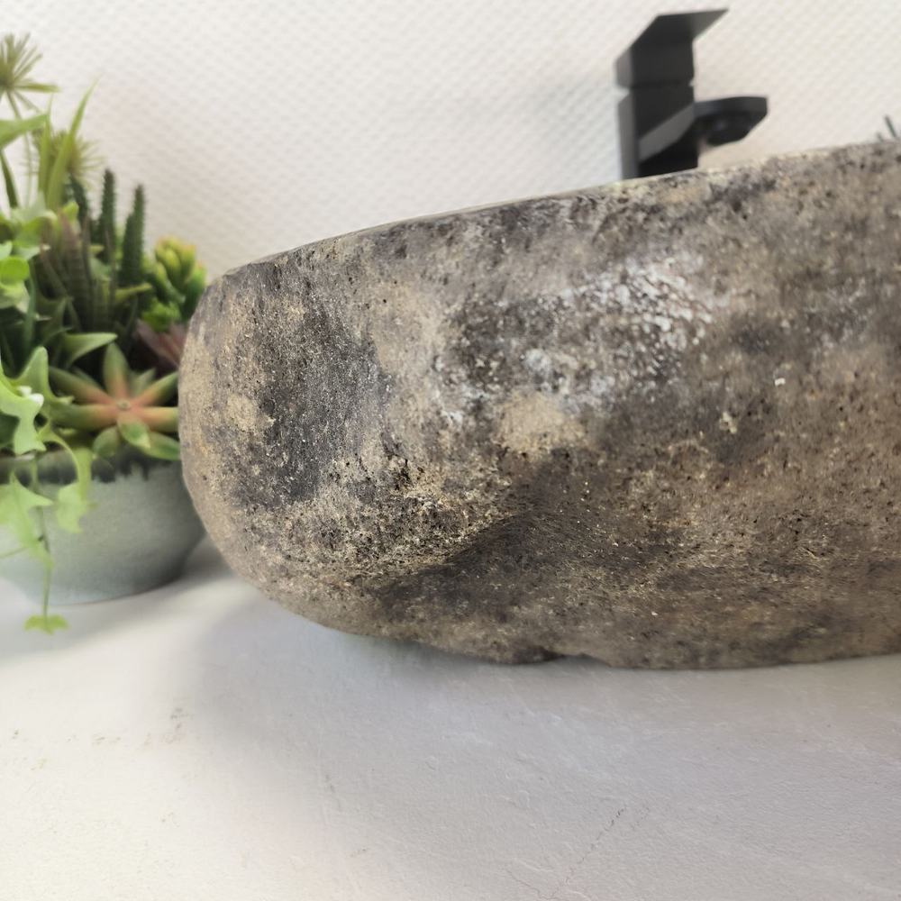 Раковина из речного камня RS63403 (53*43*15) 0123