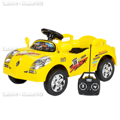 Детский электромобиль "MalinaBay HT-99826" желтый