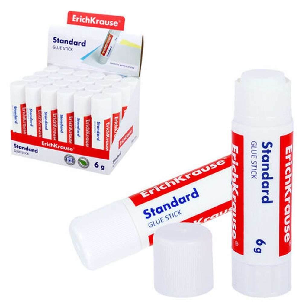 Клей-карандаш ERICH KRAUSE "EasyStick", 6 г, 48029