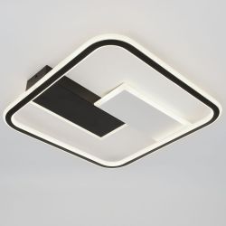 Светильник потолочный светодиодный ЭРА Модерн Henri CLL-1-104-RC BK | Светильники SPB-6 с ДУ