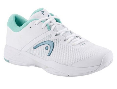 Женские теннисные кроссовки Head Revolt Evo 2.0 - white/turquoise