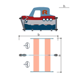 Игровое оборудование "Катамаран" Romana 057.67.00