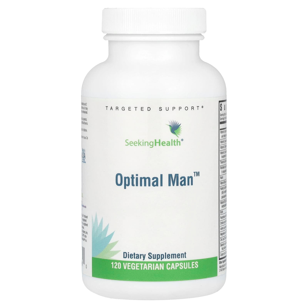 Seeking Health, Optimal Man, 120 вегетарианских капсул