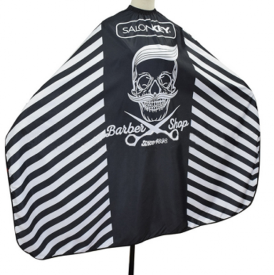 Пеньюар MASTER Professional MP-5072 SALONKEY на крючках 140*160 черный