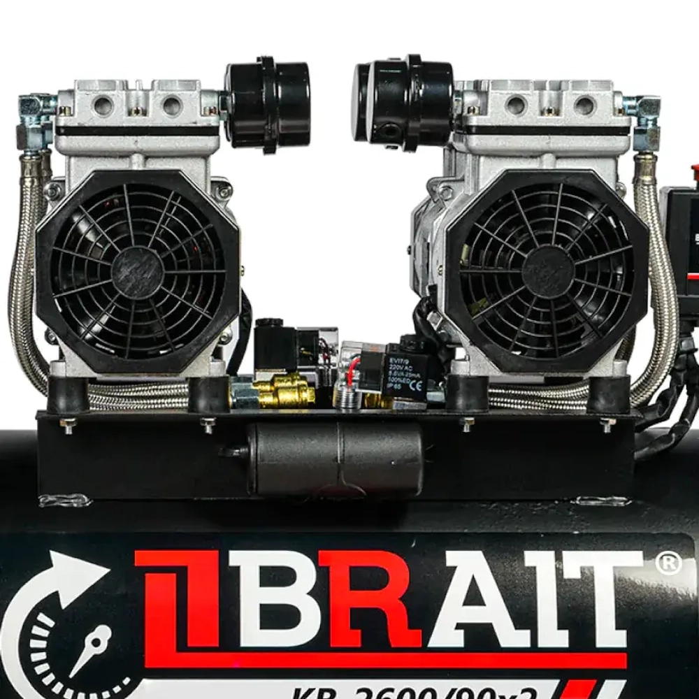 BRAIT КB-2600/90Х2 безмасляный воздушный компрессор 20.01.018.043