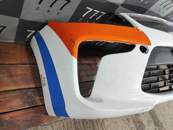 Бампер передний + решетка радиатора + решетка бампера Kia Rio 4 (FB) 17-20 Б/У Оригинал 86511H0000