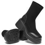 Teenmix Stretch & Slim Boots Ankle Boots 8cm Women"s