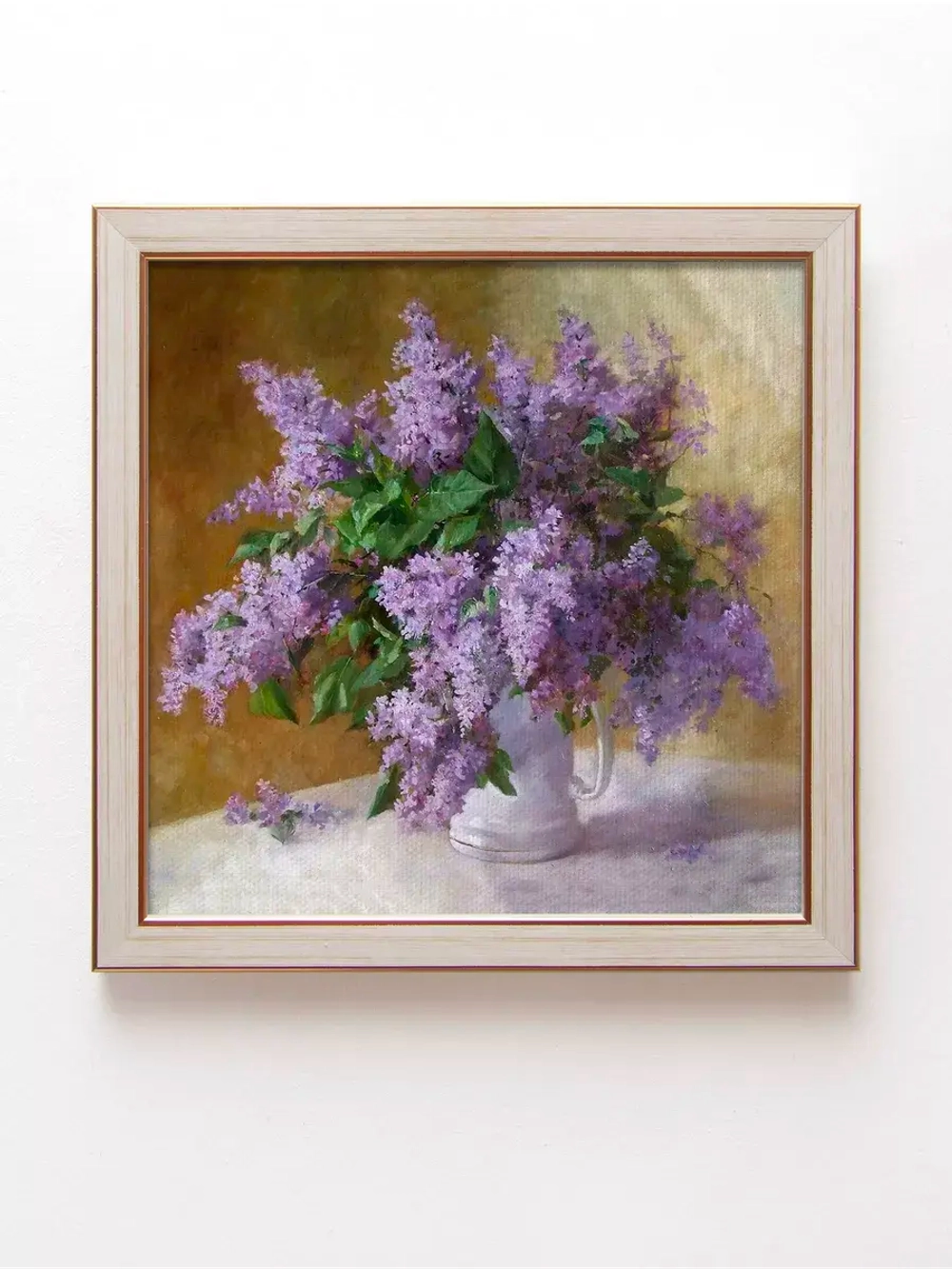 Картины на стену интерьерная на холсте 4 шт, 23*23 см