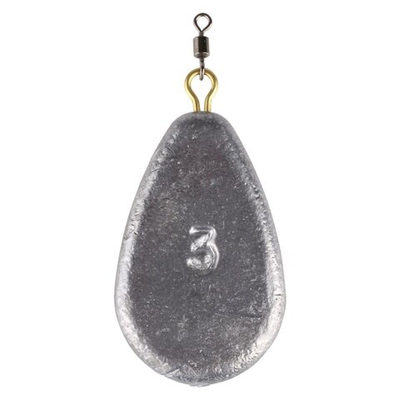 Груз Капля плоская+вертлюг  42гр (набор 20 штук)