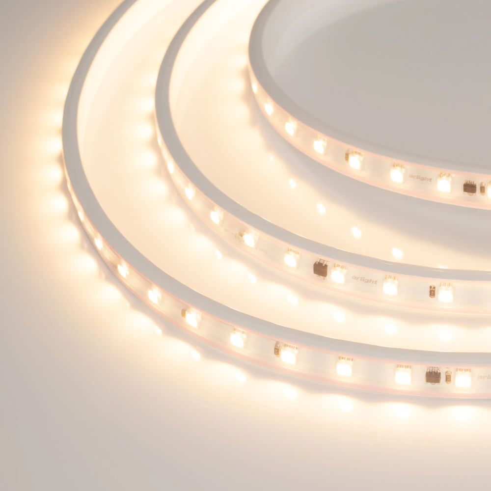 Светодиодная лента герметичная ARL-PV-B54-15.5mm 230V Warm2700 (8 W/m, IP65, 5060, 50m) (Arlight, -) 027059(2)