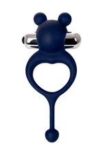 Виброкольцо с хвостиком Mickey силикон синий 12,5 см