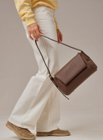 Кожаная сумка Nova DBR 31391 коричневый какао