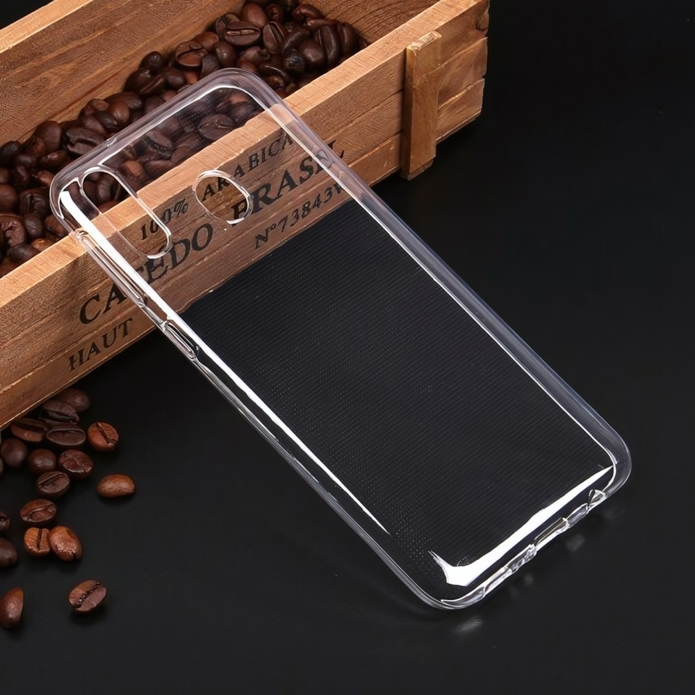 Силиконовый чехол для Samsung Galaxy M20, 1 мм, 008291-1 Прозрачный