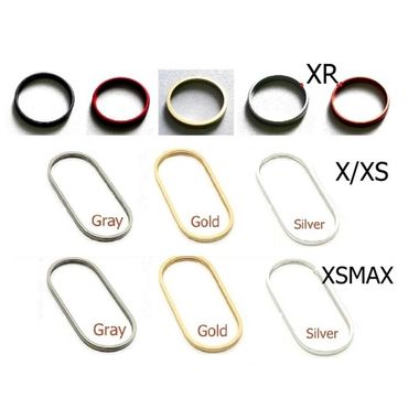 Rear camera Ring 铁圈 for Apple iPhone XS MOQ:100 Gold
