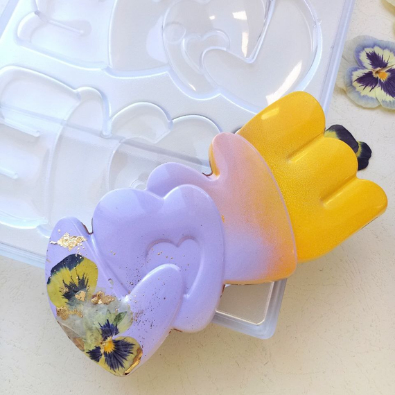 802 | Форма для шоколадных плиток &quot;Love&quot; (275*175 мм)