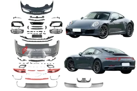 Обвес переделка в стиле CARRERA 991.2 для PORSCHE CARRERA 911 991.1 2012–2019