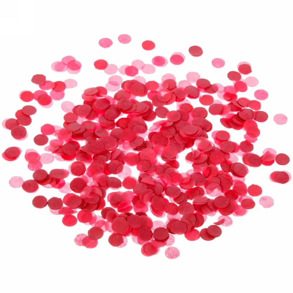 Конфетти «Круги красные» 10 г, бумага