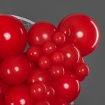 Шар (36''/91 см) Королевский красный, пастель, 1 шт.