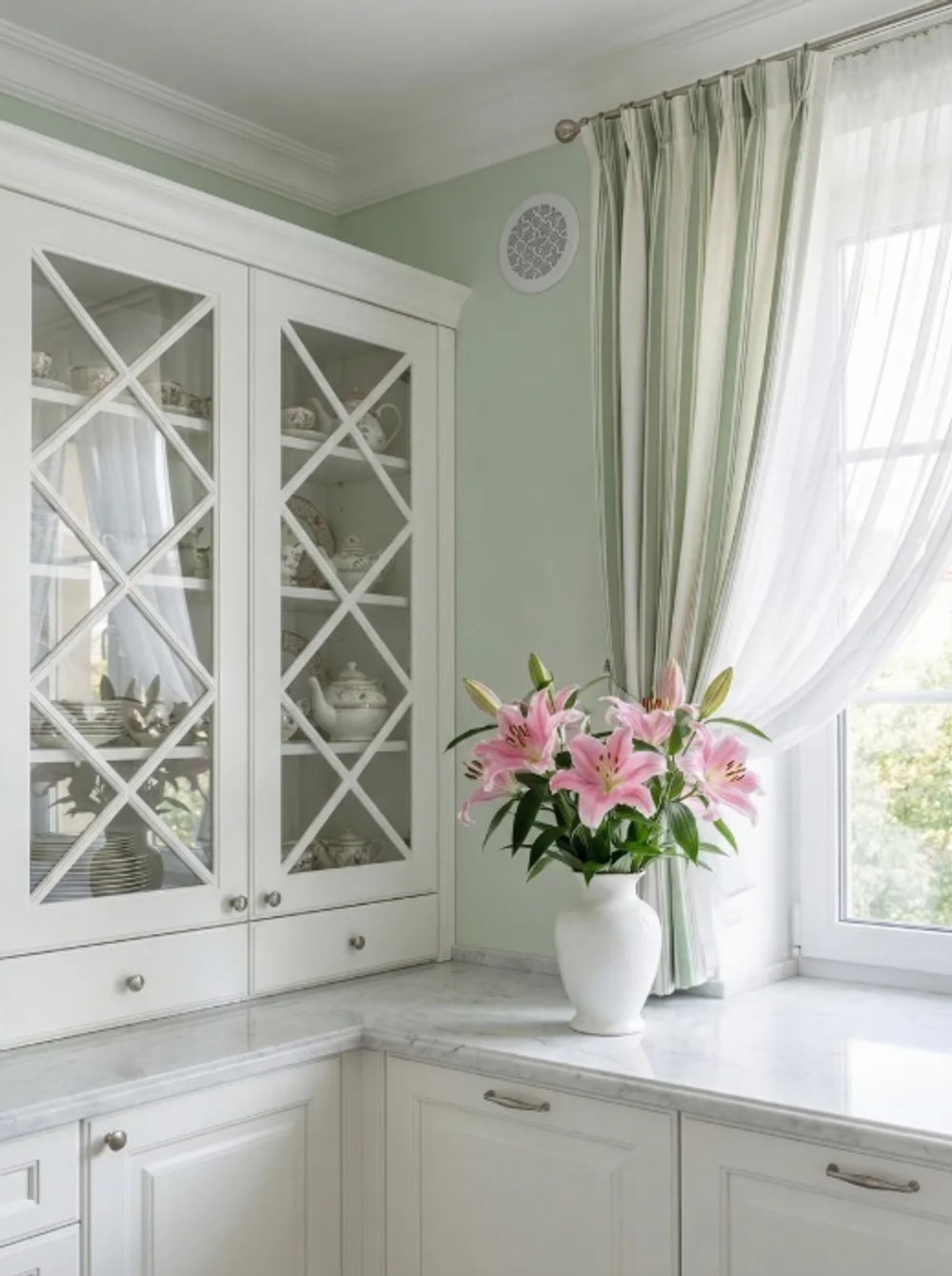 Вентиляционная Решетка КП ЛЕЙС 100х100 Белый