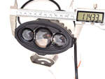 Билед модули Aozoom Y30-1 внешние (овальные), 12V, 34W/58W, универсальное крепление (комплект, 2шт)