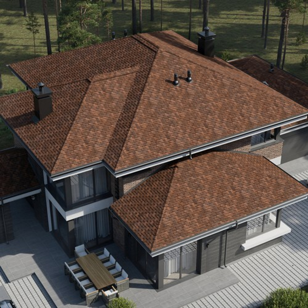 Черепица битумная гибкая Tegola COMFORT SANREMO Pelle 227