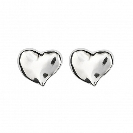 Серьги UNO heart с серебром