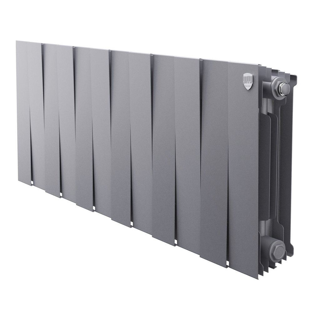 Радиатор биметаллический Royal Thermo PianoForte 300 Silver Satin 12 секций