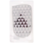 Мочалка - варежка с нейлоном «Premium - Paradise», цвет серый, 22*14см (ZIP пакет)