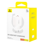 Зарядное устройство Baseus Cube GaN5 C+U 30W - Moon White