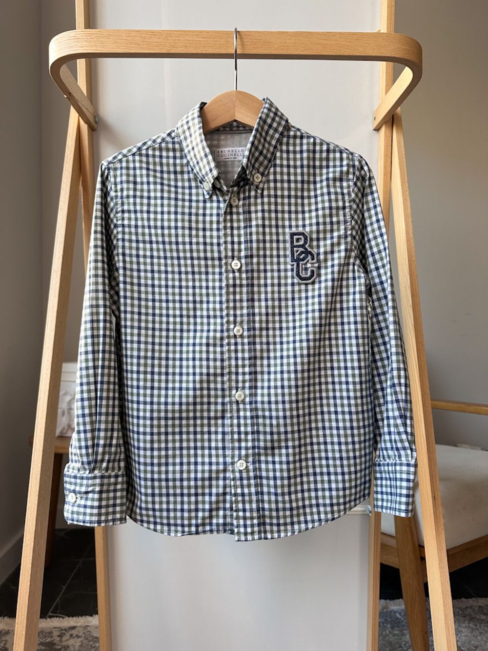 Хлопковая рубашка Brunello Cucinelli, 116