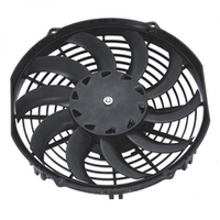 Электровентилятор 24 В, 255 мм, 160 Вт, тип В-на радиатора/нагнетание, 1400 м3/час