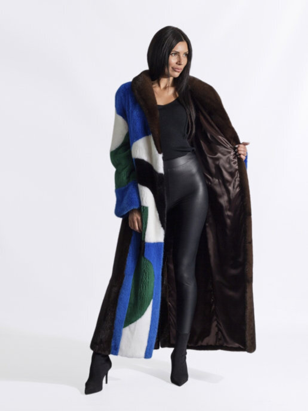 Шуба из норки