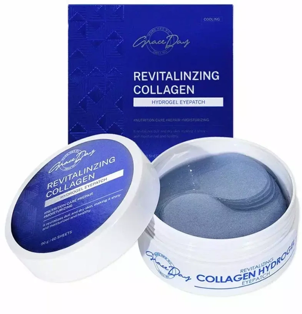 Патчи для глаз с коллагеном Grace Day Revitalising Collagen Hydrogel Eye (60 шт)