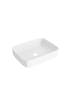 Раковина накладная прямоугольная белая JET