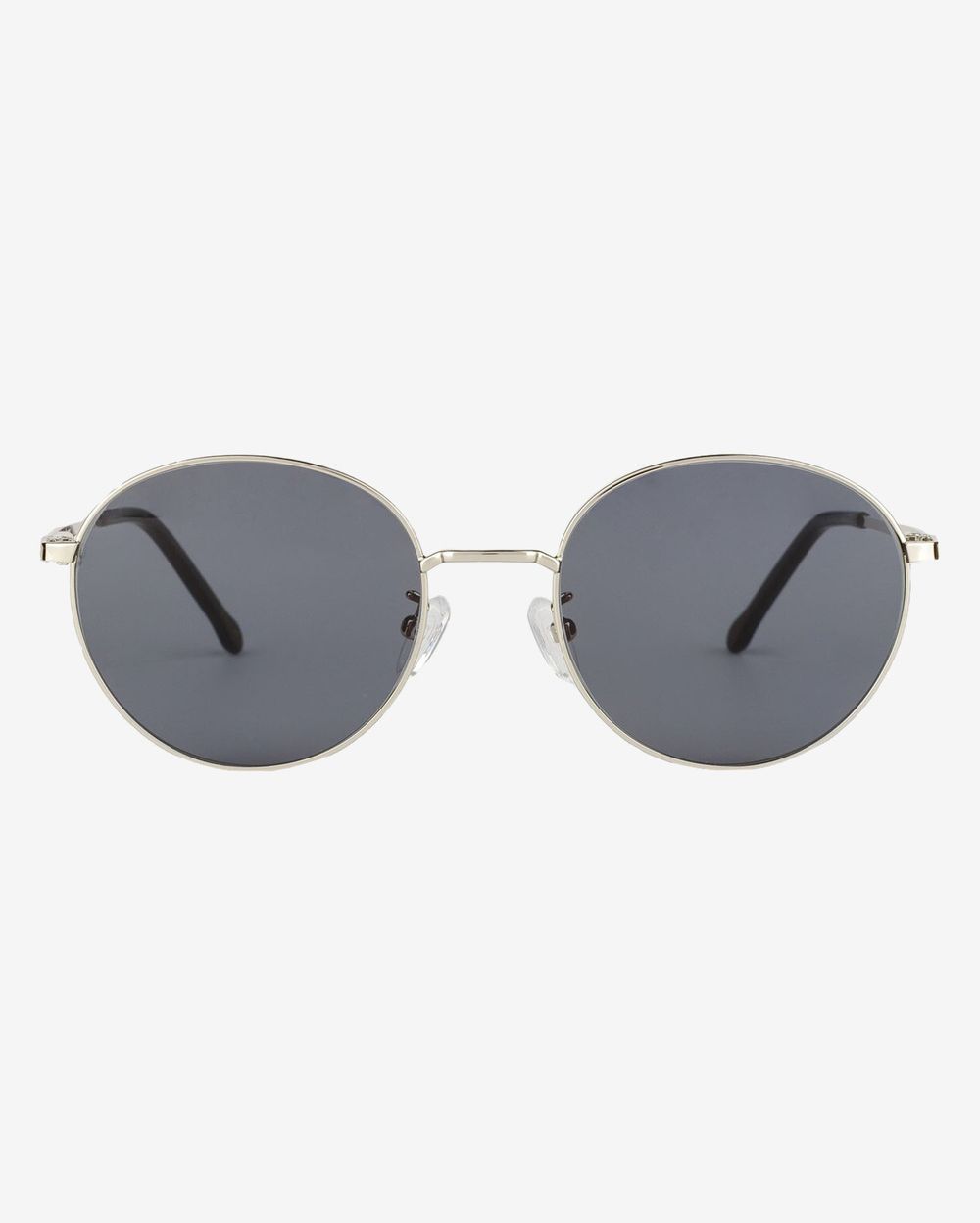 Очки солнцезащитные Spunky Round 2 Silver. dark grey
