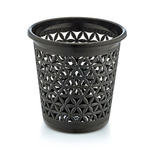 Корзина для мусора "Фловер" 11л серебряный