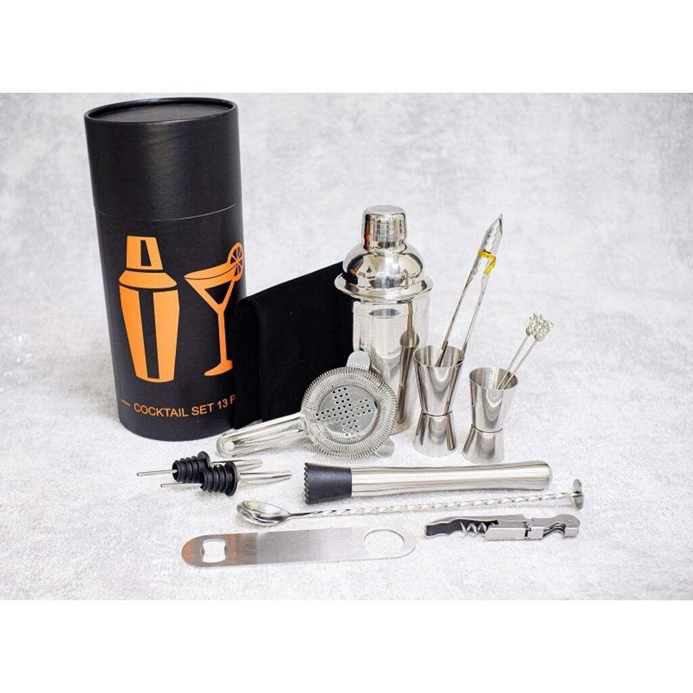 Набор барный 13 предметов подарочный в тубе B'Guys P.L.- Barbossa