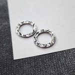 Кольцо мятое, сталь, коннектор мятый металл, р-р 15 мм, штучно