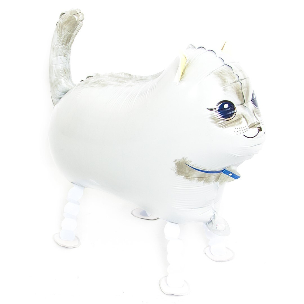 Ходячий шар Кошка белый 61 см