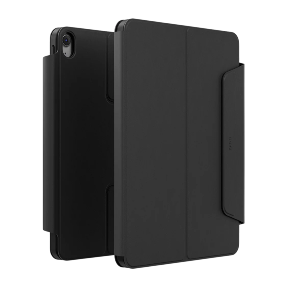 Магнитный чехол-накладка и обложка-подставка Uniq Rovus SnapMount для iPad (A16 | 2025) и 10-го поколения (2022) Гибридный полиуретановый чехол со съёмной обложкой. Есть держатель для Apple Pencil или аналогичного стилуса