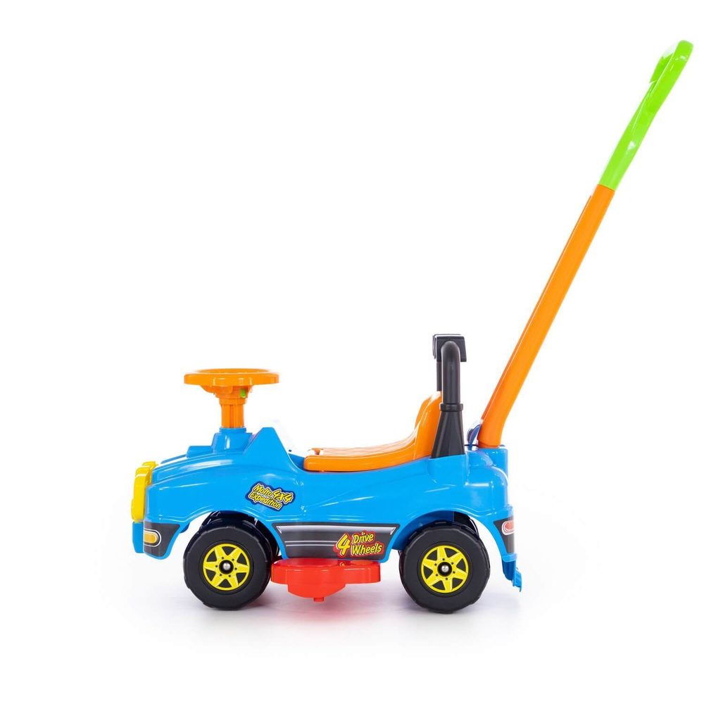 Автомобиль Джип-каталка с ручкой-3 (голубой)/5 71873