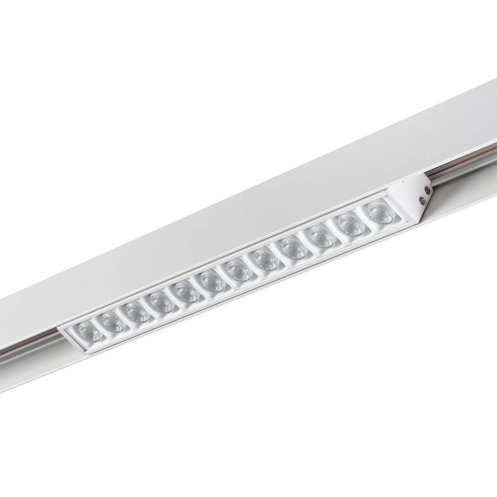 359487 SHINO NT24 134 белый Трековый низковольт. св-к диммир. со сменой цв.температуры, пульт ДУ/Tuya Smart Life IP20 LED 12W 48V 3000-6500K FLUM